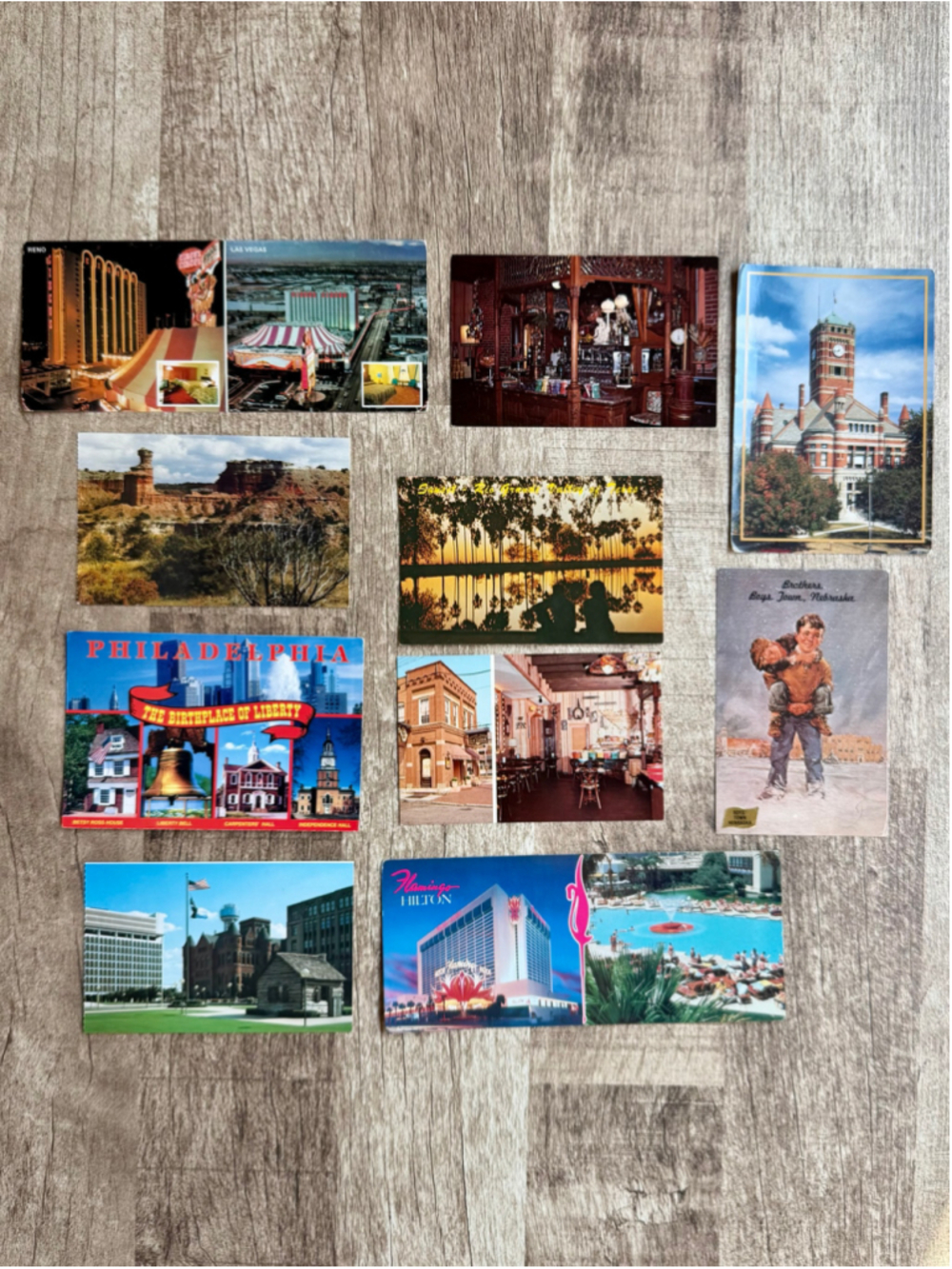 Vintage Travel & Landmark Postcards Lot of 10